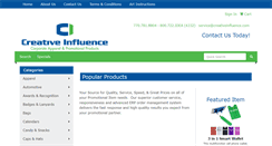 Desktop Screenshot of creativeinfluence.com