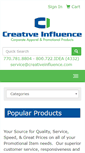 Mobile Screenshot of creativeinfluence.com